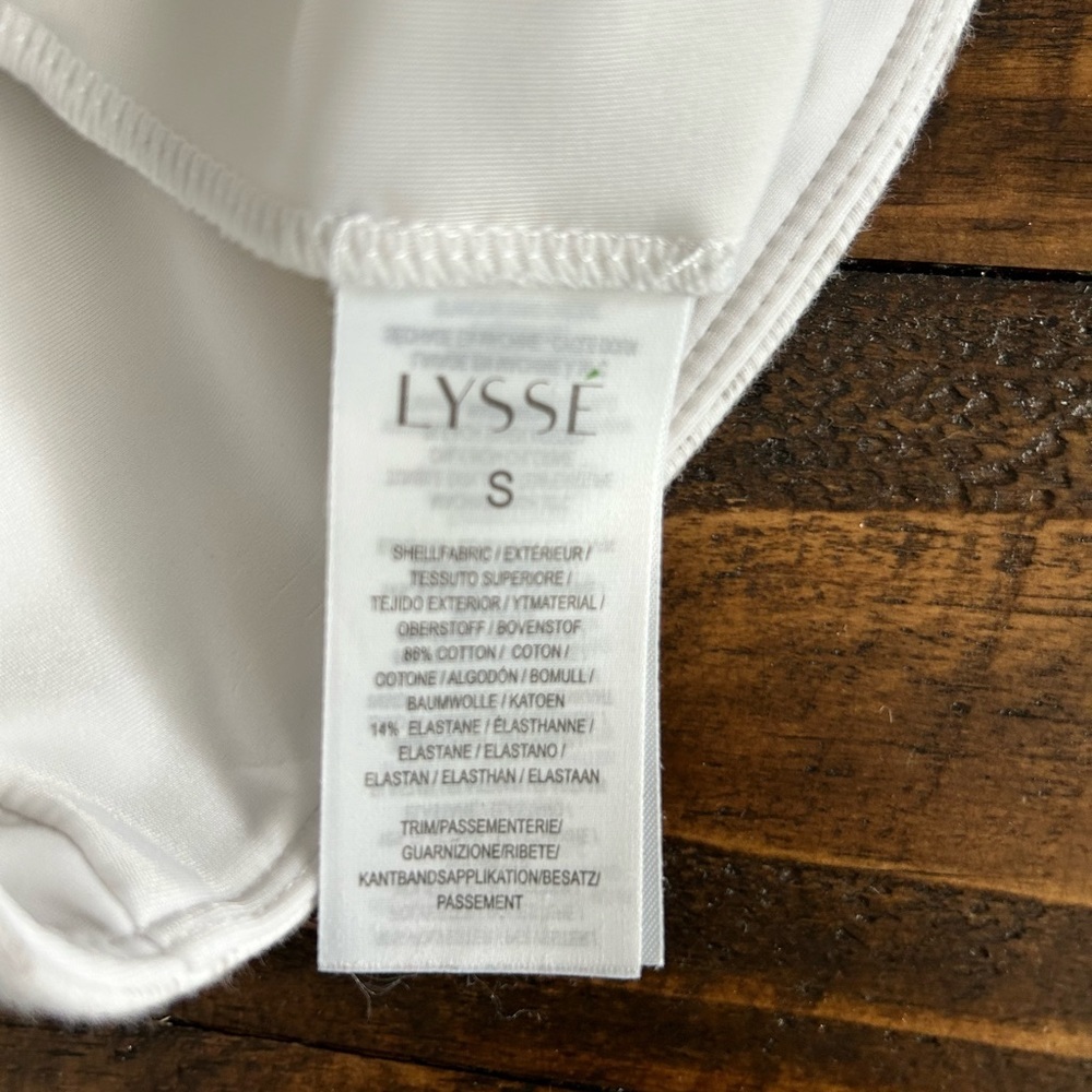 Lysse Skylar Cotton Crop Legging With Mesh Inset - Grey Sketch, S - Picture 4 of 7